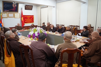 Thống nhất công tác tổ chức Đại giới đàn Hà Nội PL 2566 - DL 2023